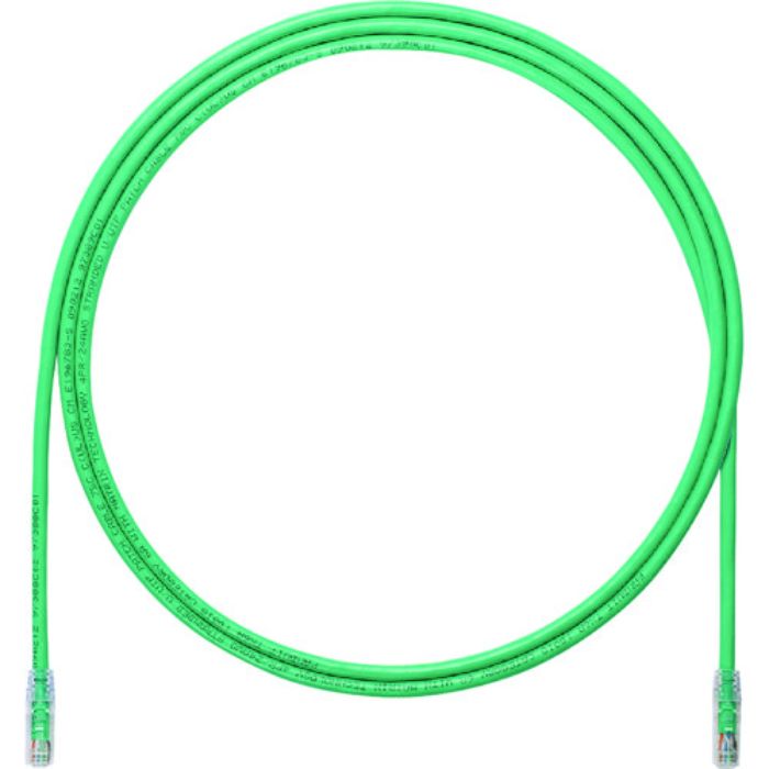 PANDUIT カテゴリ6細径パッチコード 1m 緑 UTP28SP1MGR(Tcode:8257395)