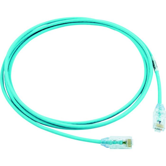 PANDUIT カテゴリ6細径パッチコード 1m パステルブルー UTP28SP1MPB(Tcode:7853343)