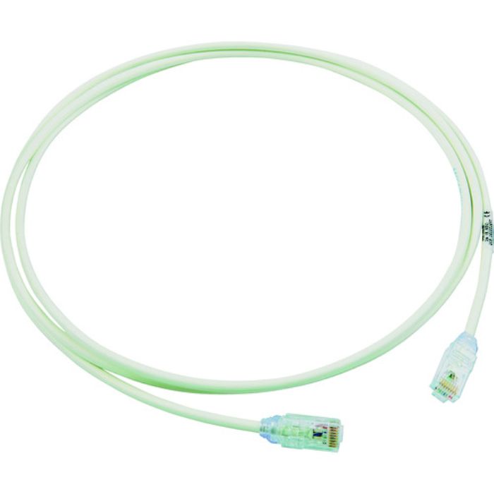 PANDUIT カテゴリ6A細径パッチコード 0.5m オフホワイト UTP28X0.5M(Tcode:1487336)