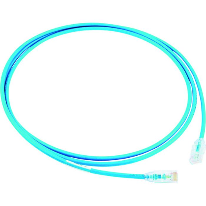 PANDUIT カテゴリ6A細径パッチコード 0.5m 青 UTP28X0.5MBU(Tcode:1487337)