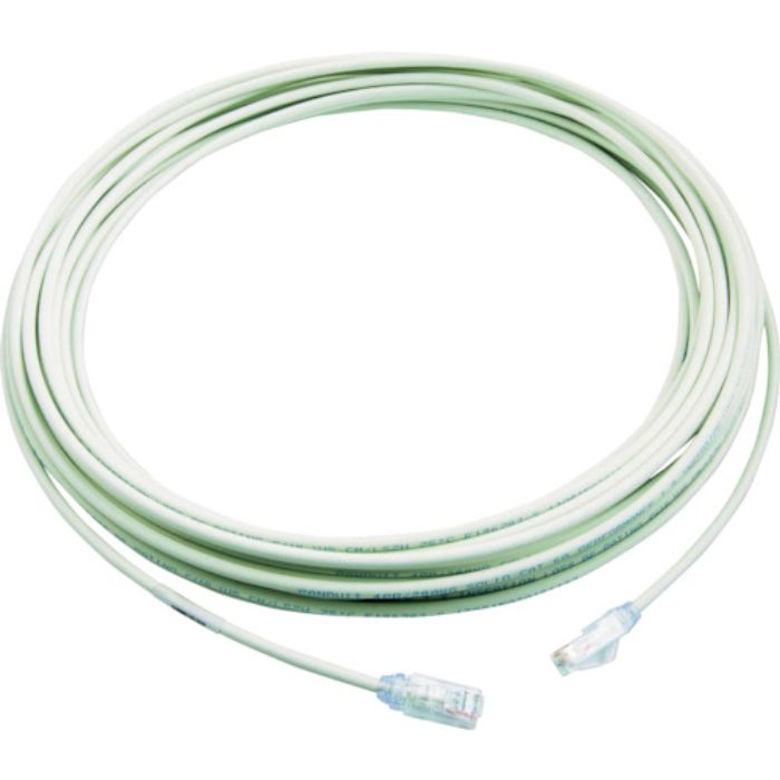 PANDUIT カテゴリ6A細径パッチコード 15m オフホワイト UTP28X15M(Tcode:7853505)