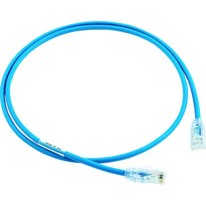 PANDUIT カテゴリ6A細径パッチコード 1m 青 UTP28X1MBU(Tcode:7853564)