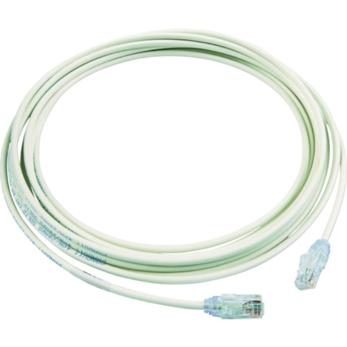PANDUIT カテゴリ6A細径パッチコード 5m オフホワイト UTP28X5M(Tcode:7853700)