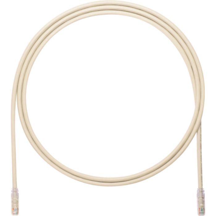 PANDUIT カテゴリ6A UTPパッチコード 24AWG単線 ケーブル径:Φ6.4mm 2m グレー UTP6AX2MGY(Tcode:2494093)