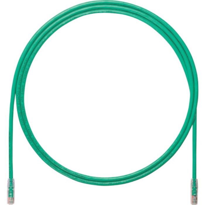 PANDUIT カテゴリ6A UTPパッチコード 24AWG単線 ケーブル径:Φ6.4mm 3m 緑 UTP6AX3MGR(Tcode:2494026)