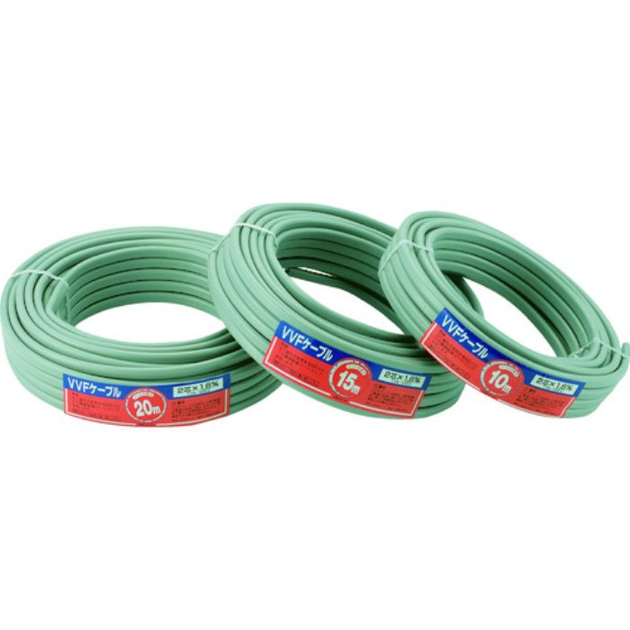 正和電工 VVF2c×1.6mm VAケーブル 15m(Tcode:2519607)