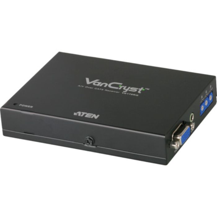 ATEN ビデオ延長器用レシーバー VGA / Cat5 / スキュー調整対応(Tcode:1152910)