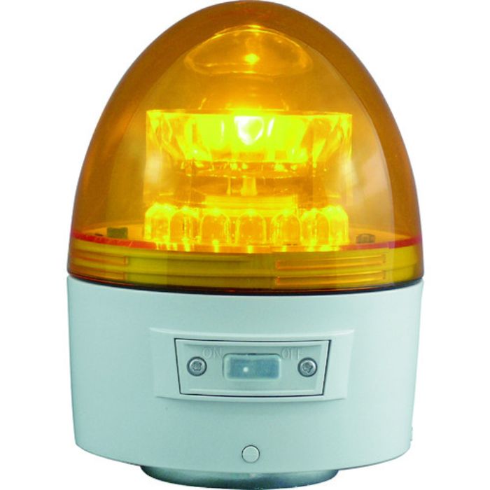 NIKKEI ニコカプセル VL11B型 LED回転灯 118パイ 黄(Tcode:8183296)