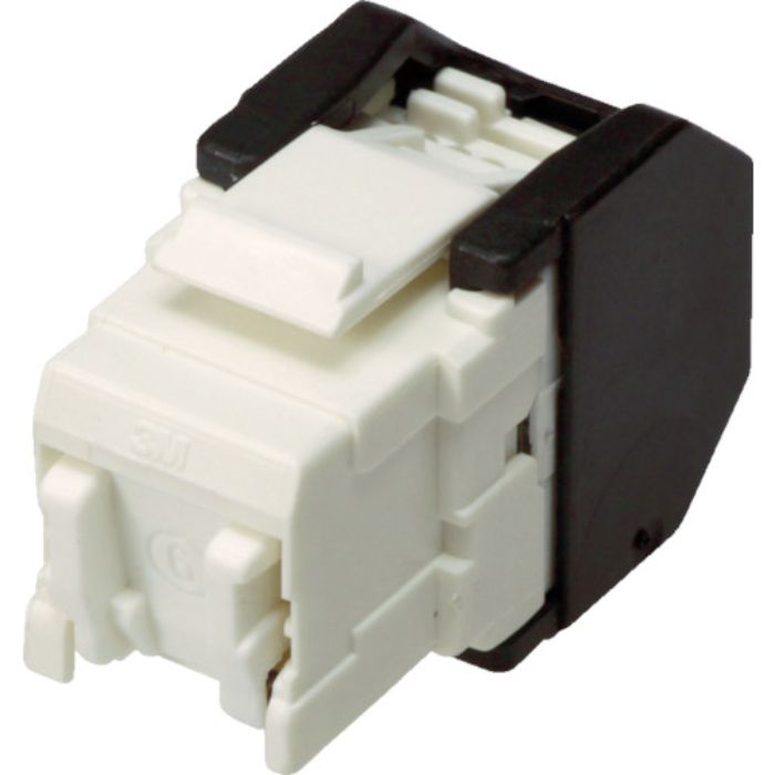コーニング Cat6 RJ45モジュラージャック ツールレスタイプ 白(Tcode:7876661)