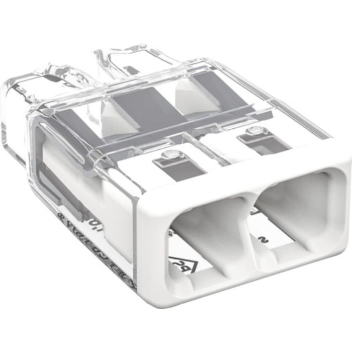 WAGO WGZ-2 差込コネクタ 2穴 120個入(Tcode:2463922)