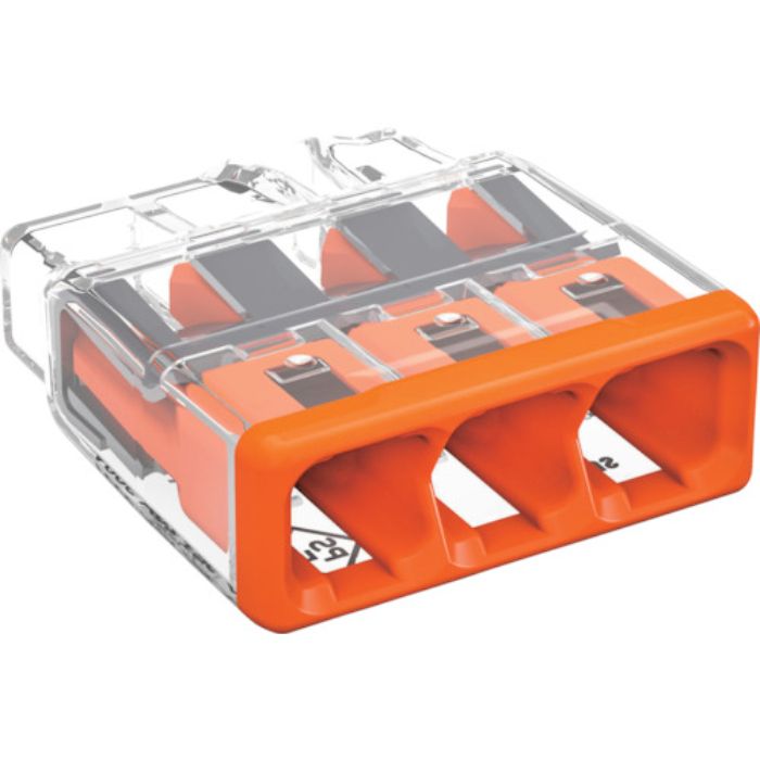 WAGO WGZ-3 差し込みコネクタ 3穴 100個入り(Tcode:2463927)