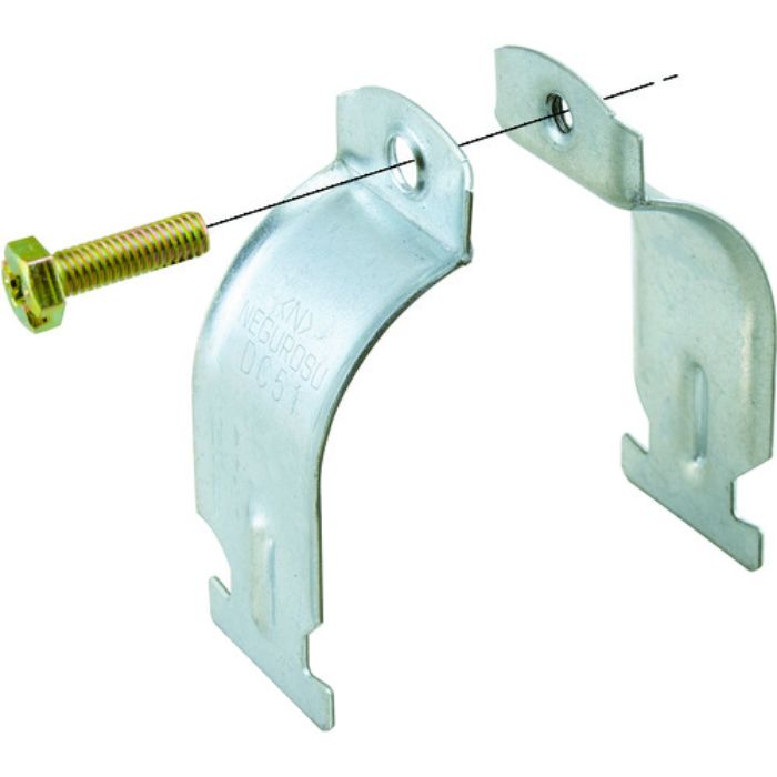 ネグロス電工 ダクタークリップ溶融亜鉛 適合管径41.9mm(10個入)(Tcode:1290597)