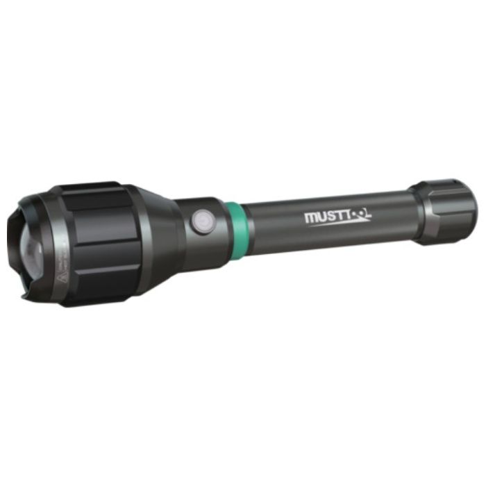 MUSTTOOL　充電式フラッシュライト　12000LM　ブラック