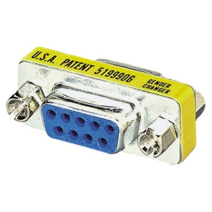 ELECOM　超小型アダプタD-Sub9pinメス-D-Sub9pinメス