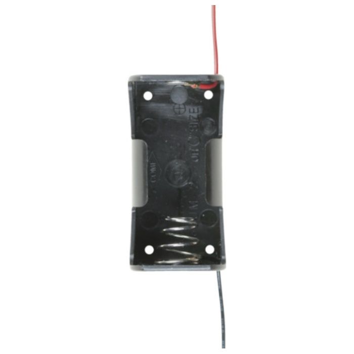 タカチ　リード線付電池ホルダー　単2×1