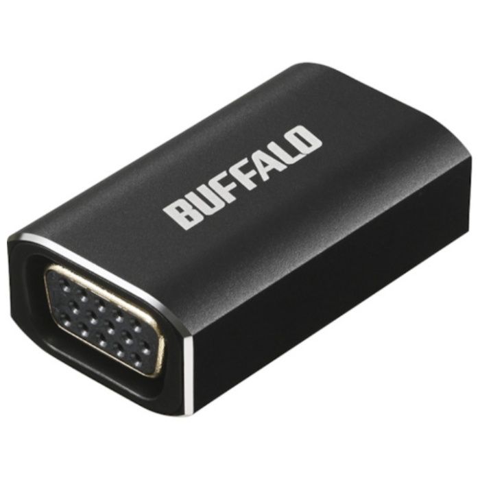 BUFFALO　HDMI　to　VGA変換アダプター　ブラック