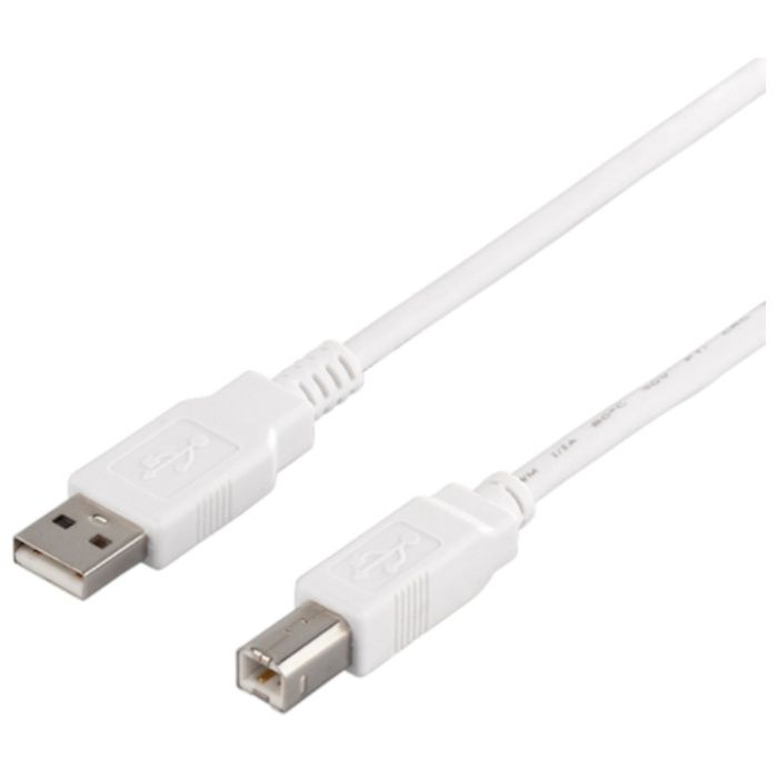 BUFFALO　USB2.0ケーブル(A　to　B)　2m　ホワイト