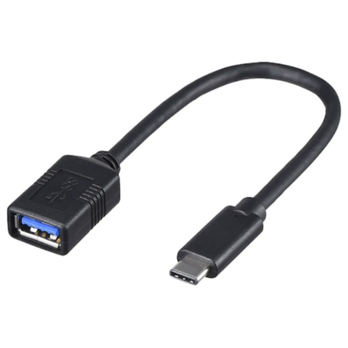 BUFFALO　USB3.1　Gen1変換ケーブル(Aメス　to　C)　0.15m　ブラック