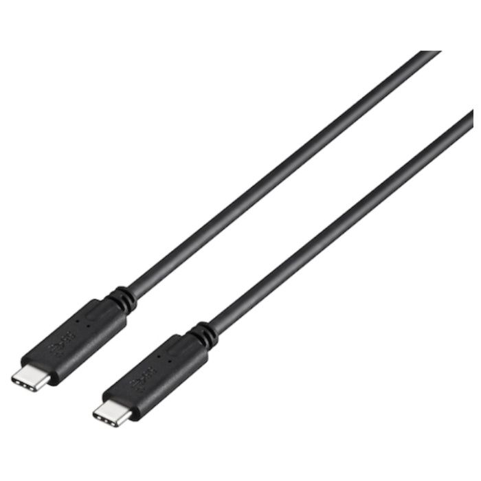 BUFFALO　USB3.1　Gen2ケーブル(Type-C　to　Type-C)　USB　Power　Delivery(3A)対応　1.0m　ブラック