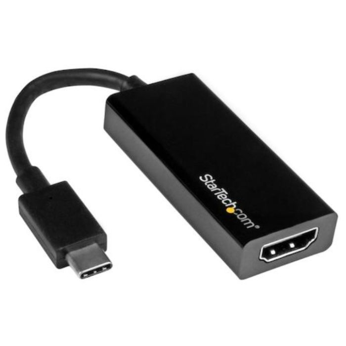 StarTech　ディスプレイアダプター/USB-C　-　HDMI/4K30Hz/7cmケーブル/ブラック/ビデオ　変換　コンバーター