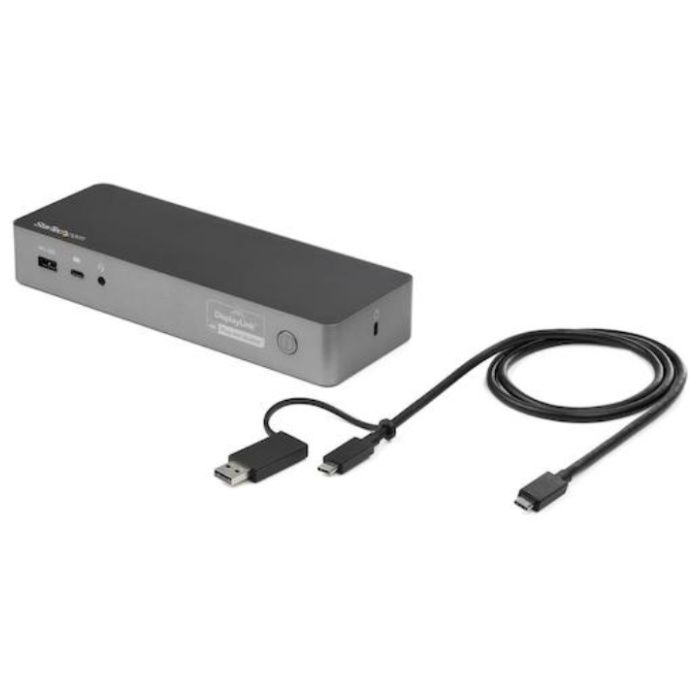 StarTech　ドック/USB-A&C/2画面/4K60　HDMI　DP/60W　PD/4x　USB/LAN/AUX