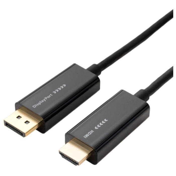 MCO　DisplayPort　to　HDMI2.0ケーブル　ブラック　2m