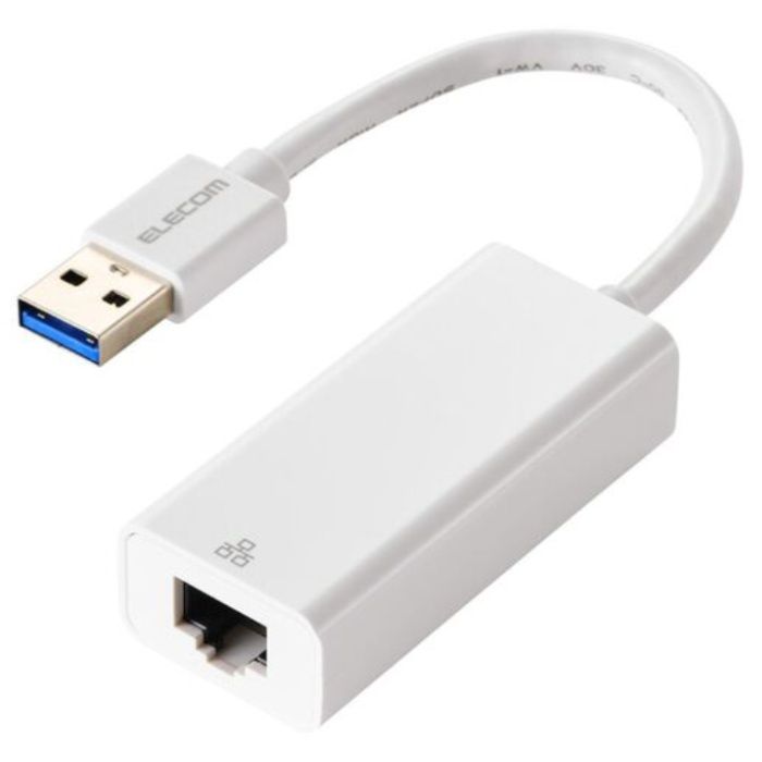 ELECOM　有線LANアダプタ　Giga対応　USB　5Gbps　Type-A　ホワイト
