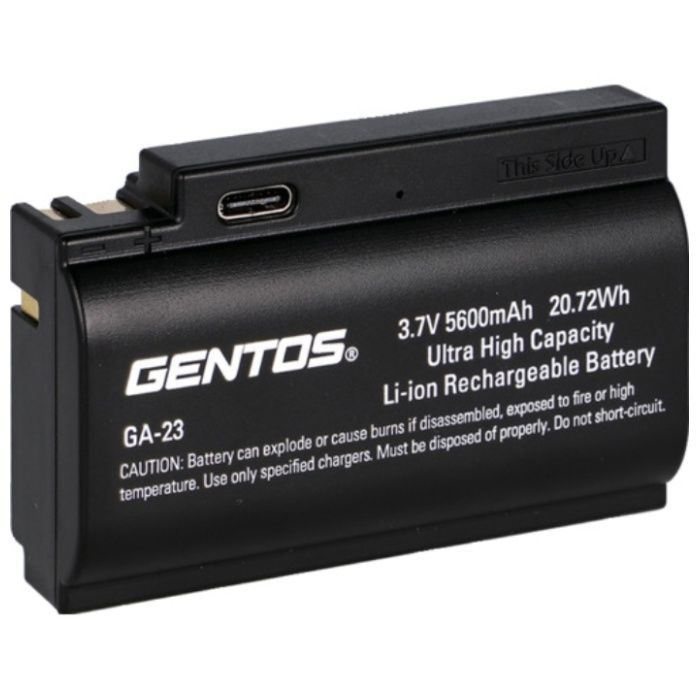 GENTOS　Gシリーズヘッドライト専用充電池GA23