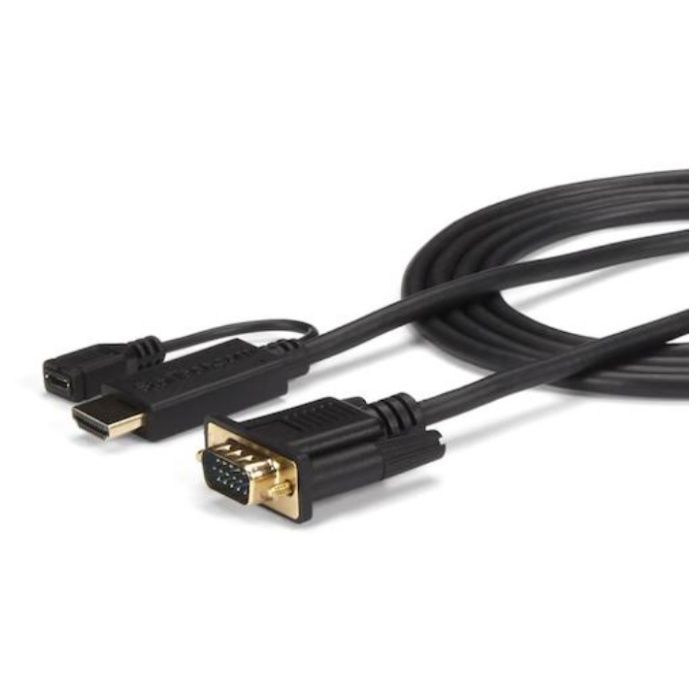 StarTech　ディスプレイ変換ケーブル/HDMI　-　VGA/91cm/1080p/BK