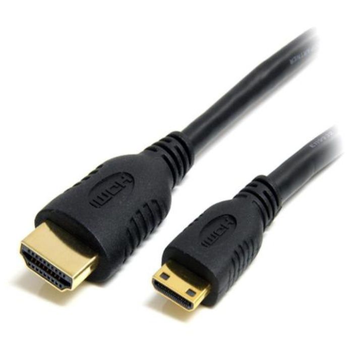 StarTech　ディスプレイ変換ケーブル/Mini　HDMI　-　HDMI　1.4/50cm/4K30Hz/ブラック/ビデオコンバーター