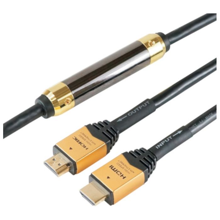 HORIC　イコライザー付き　HDMIケーブル　15m　ゴールド　HDM150-592GD