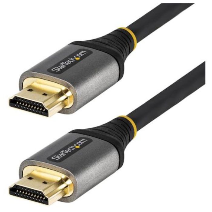 StarTech　HDMI　2.0　ケーブル/5m/4K60Hz/プレミアム認証/イーサネット対応/オス-オス/モニターケーブルコード