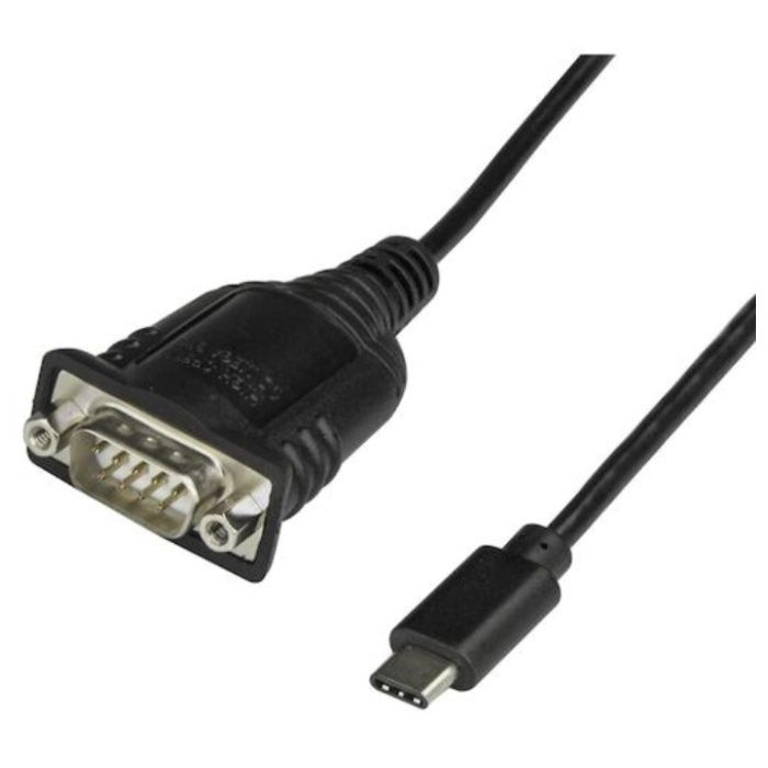 StarTech　シリアル変換ケーブル/USB-C　-　RS232C/40cm/921.6Kbps/ブラック