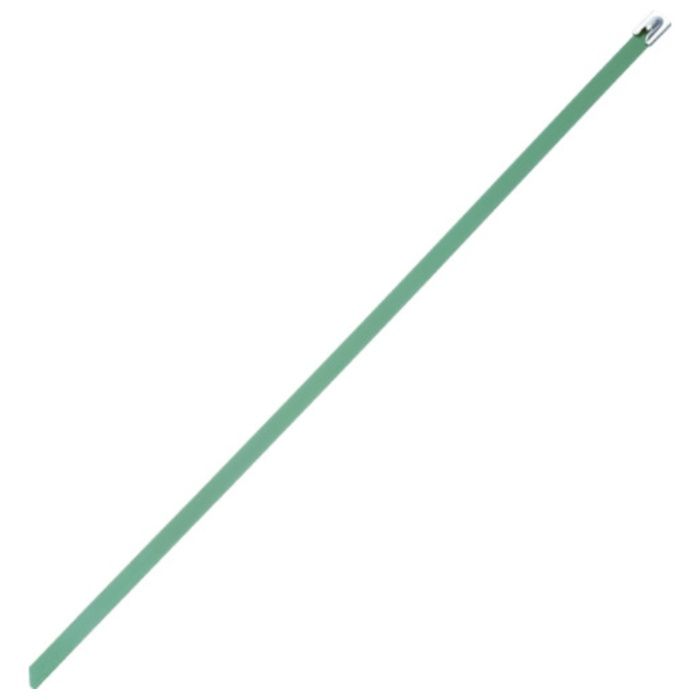 PANDUIT　【売切廃番】MLTタイプ　フルコーティングステンレススチールバンド　SUS316　緑　幅8.1mm　長さ521mm　50本入り　MLTFC6H-LP316GR