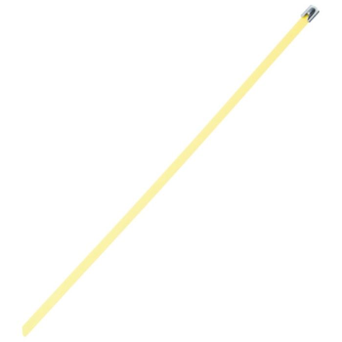 PANDUIT　【売切廃番】MLTタイプ　フルコーティングステンレススチールバンド　SUS316　黄　幅8.1mm　長さ521mm　50本入り　MLTFC6H-LP316YL