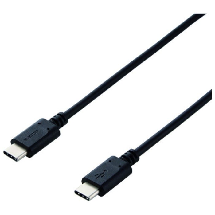 ELECOM　スマホ・タブレット用USBケーブル　USB(C-C)　Power　Delivery対応　0.5m　ブラック