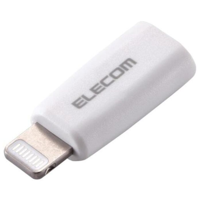 ELECOM　変換アダプタ　Type-C(メス)-Lightning(オス)　USB　PD対応　ホワイト