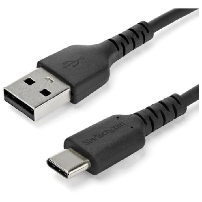 StarTech　USBケーブル/A-C/1m/USB　2.0/480Mbps/高耐久/オス・オス/BK