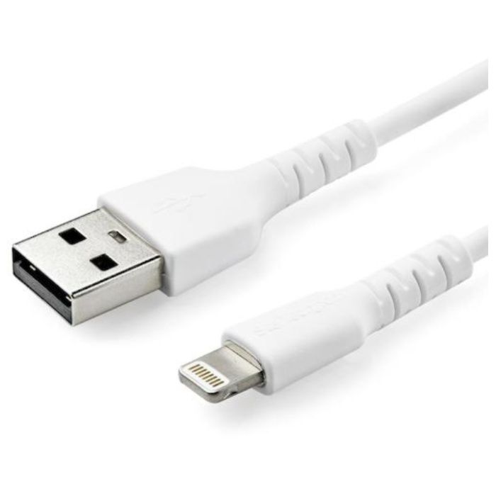 StarTech　Lightningケーブル/USB-A/1m/高耐久アラミド/MFi認証/ホワイト