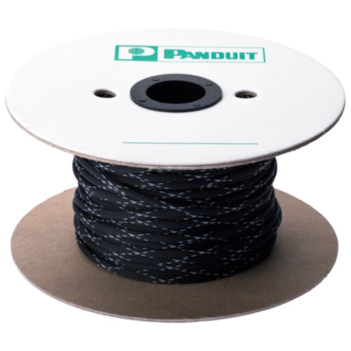 PANDUIT　ネットチュ-ブ　難燃性タイプ　黒　最大束線外径φ12.7×長さ304.8m