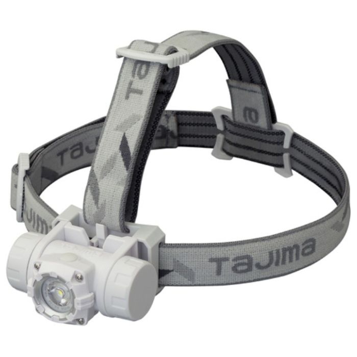 タジマ　ヘッドライト　セフヘッドライト　MD　500lm　大径照射　内蔵充電池ホワイト