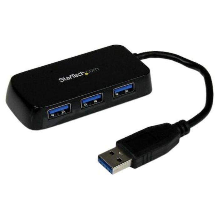 StarTech　USBハブ/USB　3.0/USB-A　-　3x　USB-A/バスパワー/ブラック