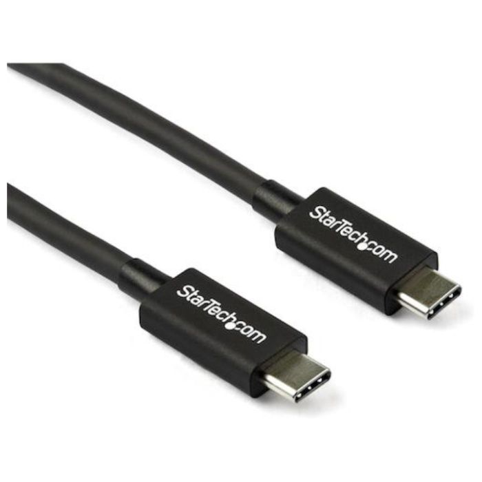 StarTech　Thunderbolt　3　ケーブル/80cm/USB-C,　DP互換/40Gbps/ブラック