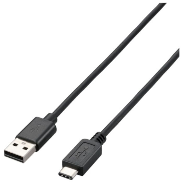 ELECOM　USB2.0ケーブル　A-タイプC　ノーマル　4m　ブラック