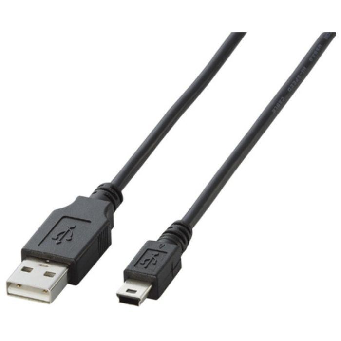 ELECOM　EURoHS指令準拠USB2.0ケーブル5.0m(ブラック)