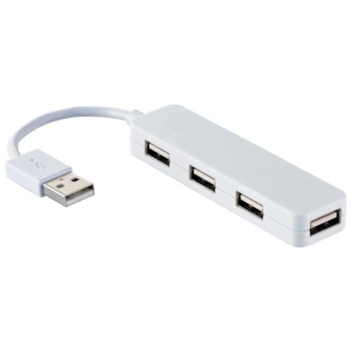 ELECOM　USB2.0ハブ　コンパクトタイプ　4ポート　ホワイト