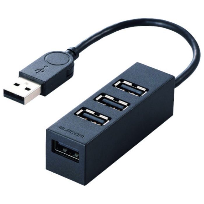 ELECOM　機能主義USBハブ　短ケーブル4ポート