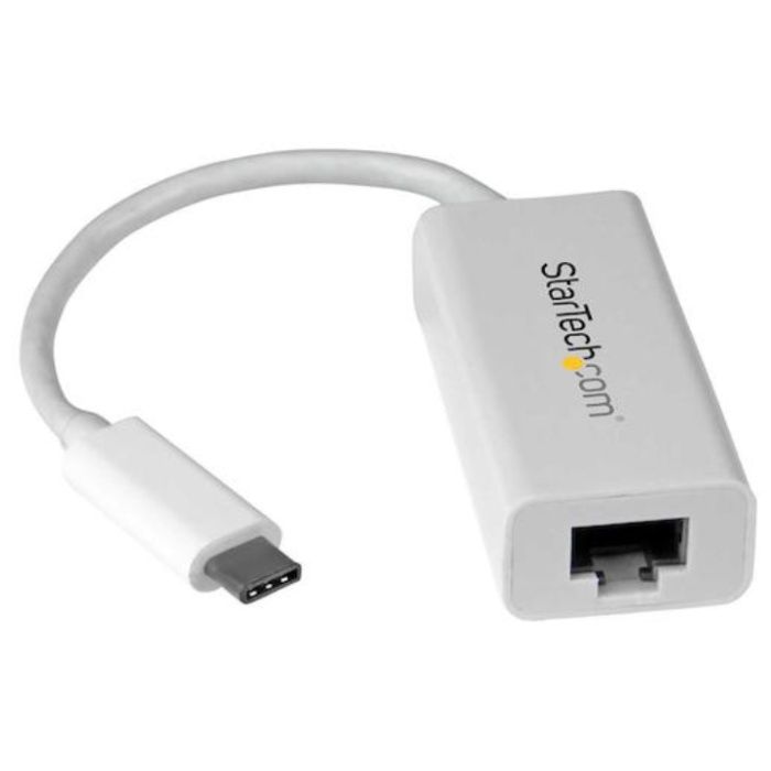 StarTech　LANアダプター/USB-C/1x　RJ45/10/100/1000　Mbps/ホワイト