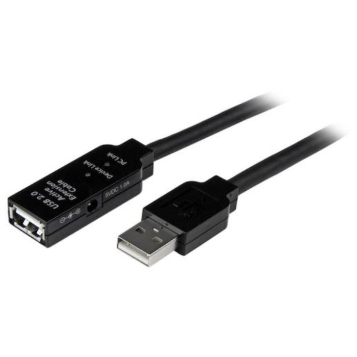 StarTech　USBケーブル/A-A/10m/USB　2.0/アクティブ延長/オス・メス/BK