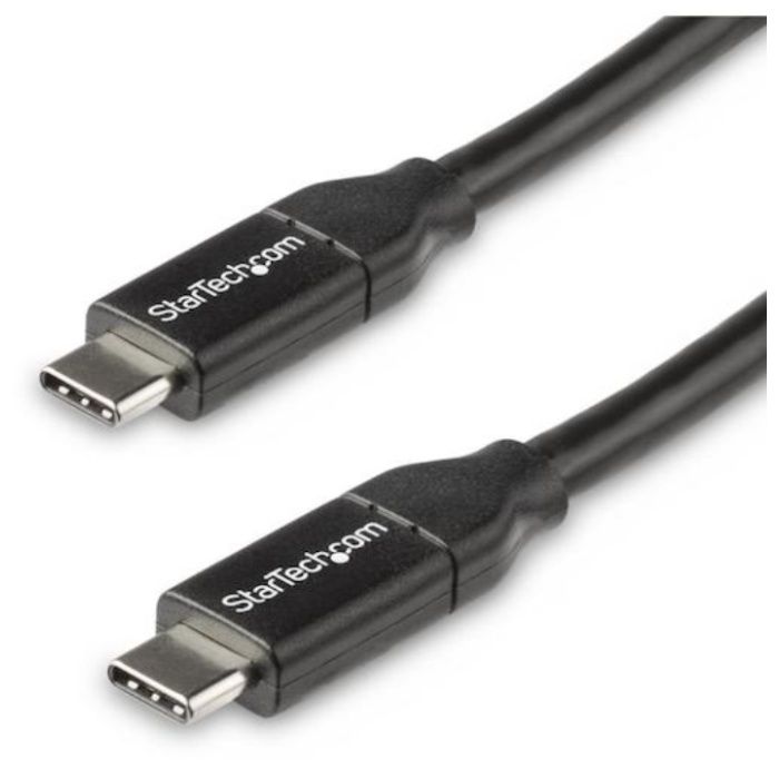 StarTech　USB-Cケーブル/50cm/USB　2.0/480Mbps/Type-C　-　Type-C/100W/オス-オス